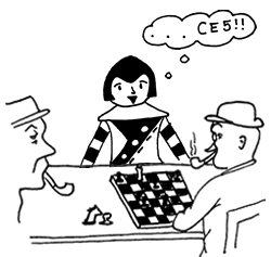 Le pion fringant trouve un coup prometteur.